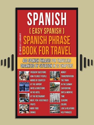 cover image of Spanish ( Easy Spanish ) Spanish Phrase Book For Travel